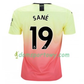 Koszulka Manchester City Sane 19 Trzeci Koszulki Piłkarskie 2019-2020 Krótki Rękaw 